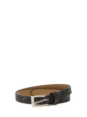 15mm Black Logo Two For One Belt Set