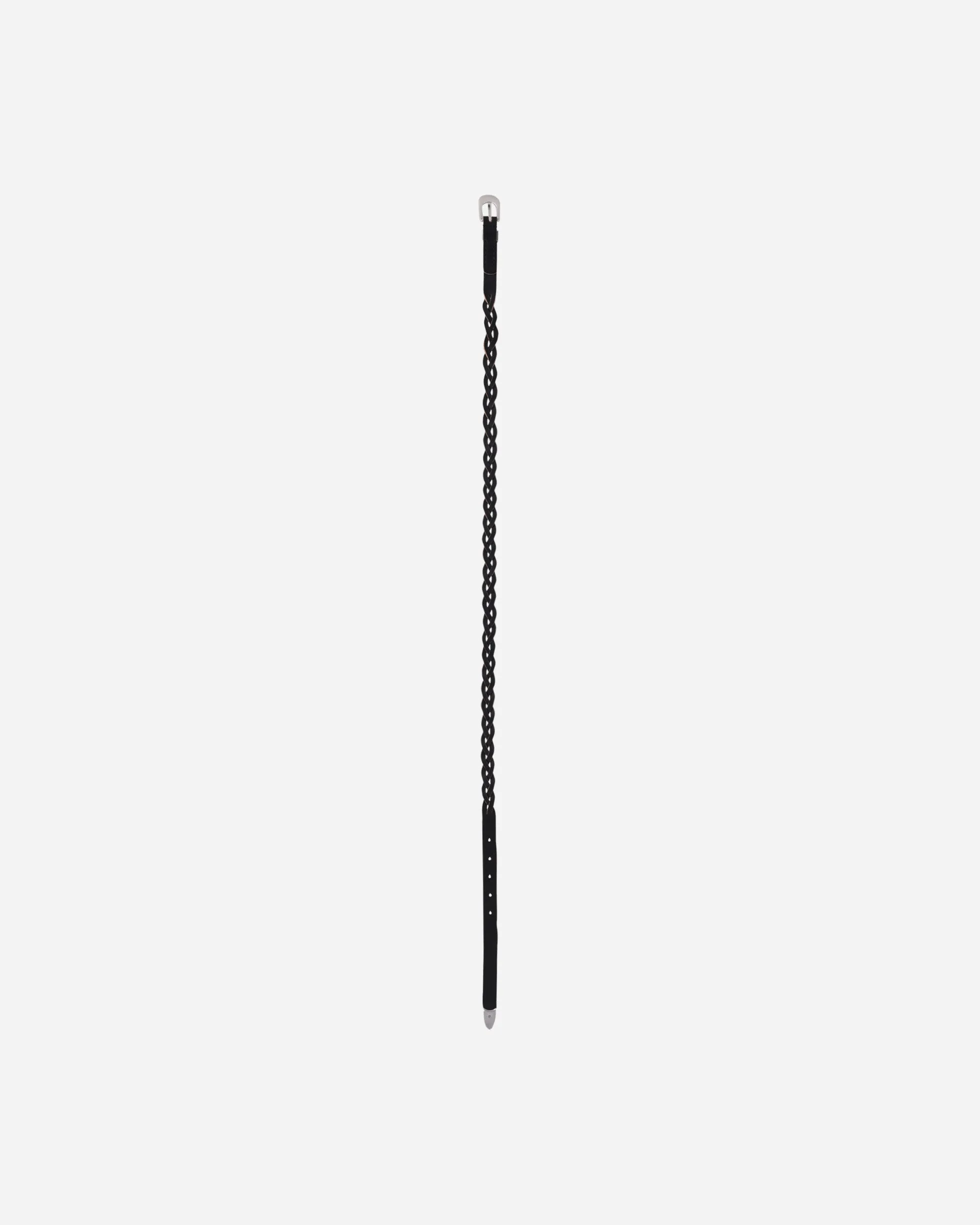 2cm Braided Belt Black