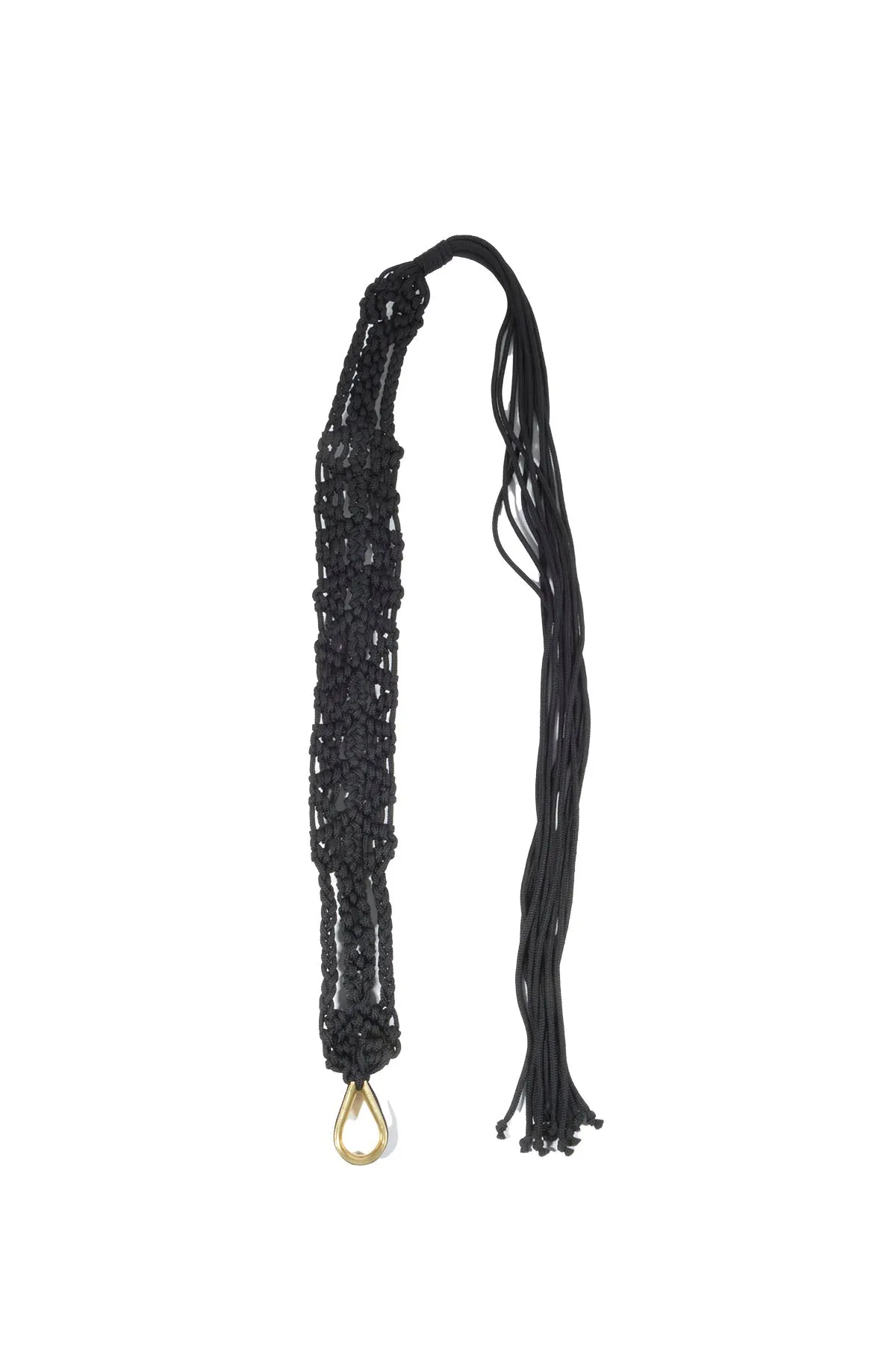 Alberta Ferretti Interwoven Logo Buckle Belt