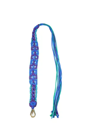 Alberta Ferretti Interwoven Logo Buckle Belt