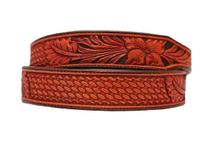 Antique Ultimate Stamped & Carved Western Leather Belt Straps