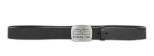 Balenciaga BB Logo Engraved Buckle Belt