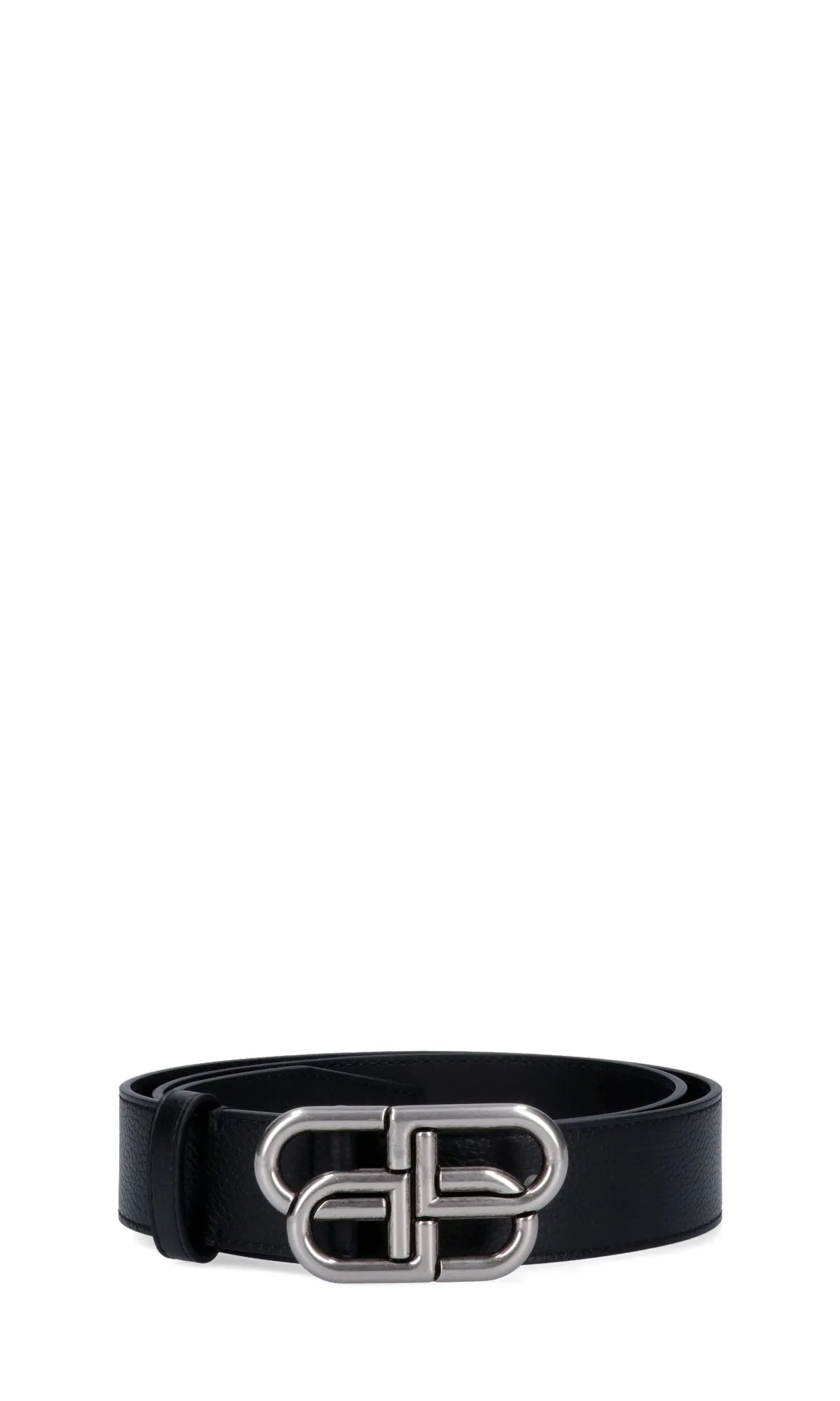 Balenciaga Logo Plaque Buckle Belt
