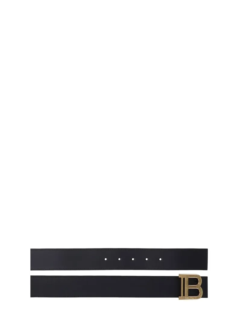 Balmain Logo Buckle Belt