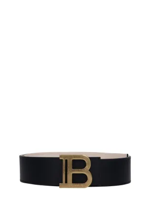 Balmain Logo Buckle Belt