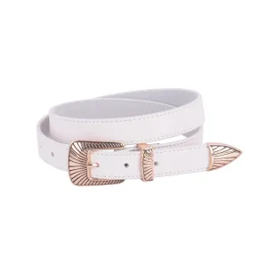 Boho Buckle Leather Belt Set