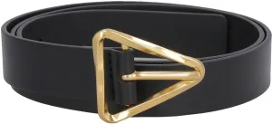 Bottega Veneta Grasp Triangle-Buckled Belt