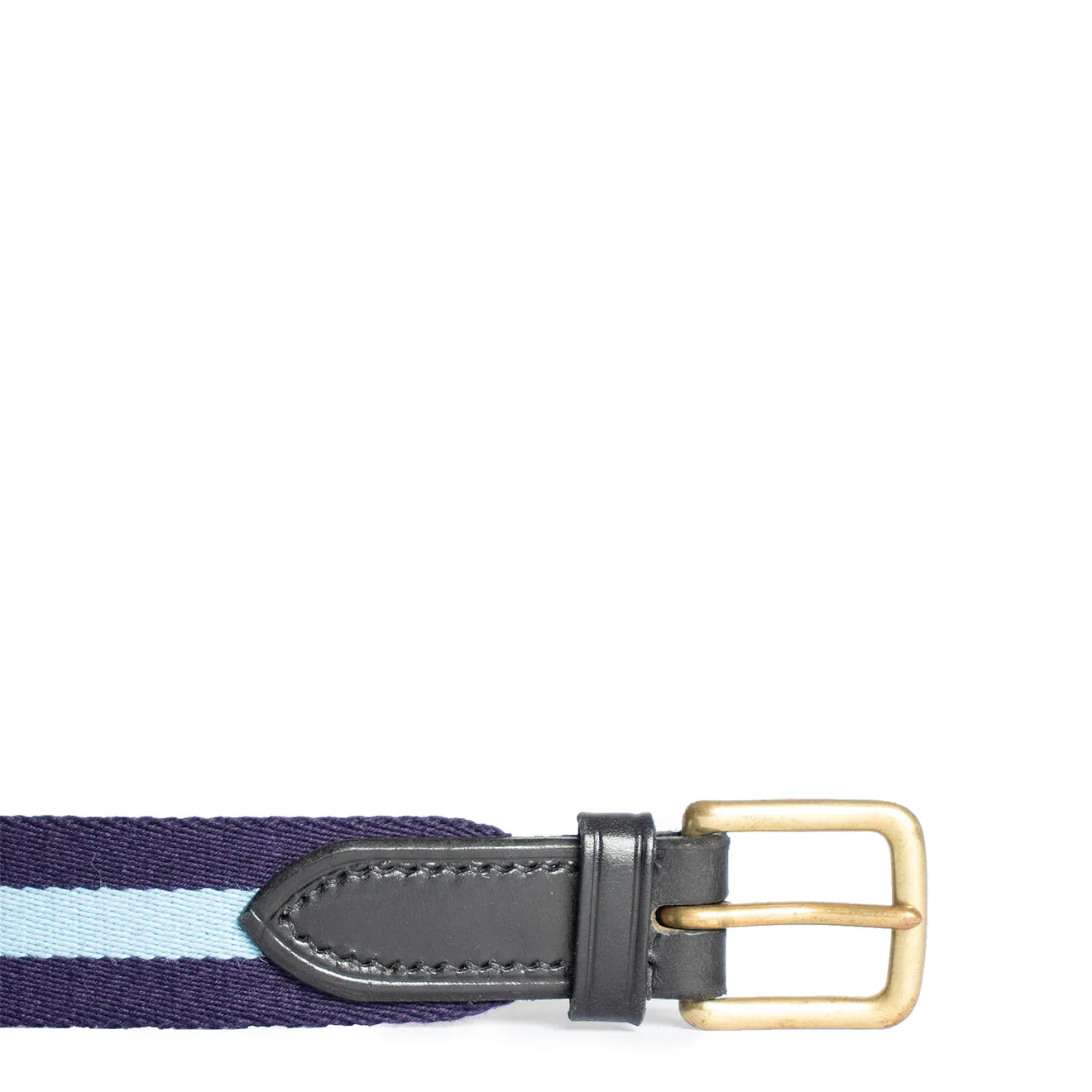 Brady Web Belt Navy / Light Blue