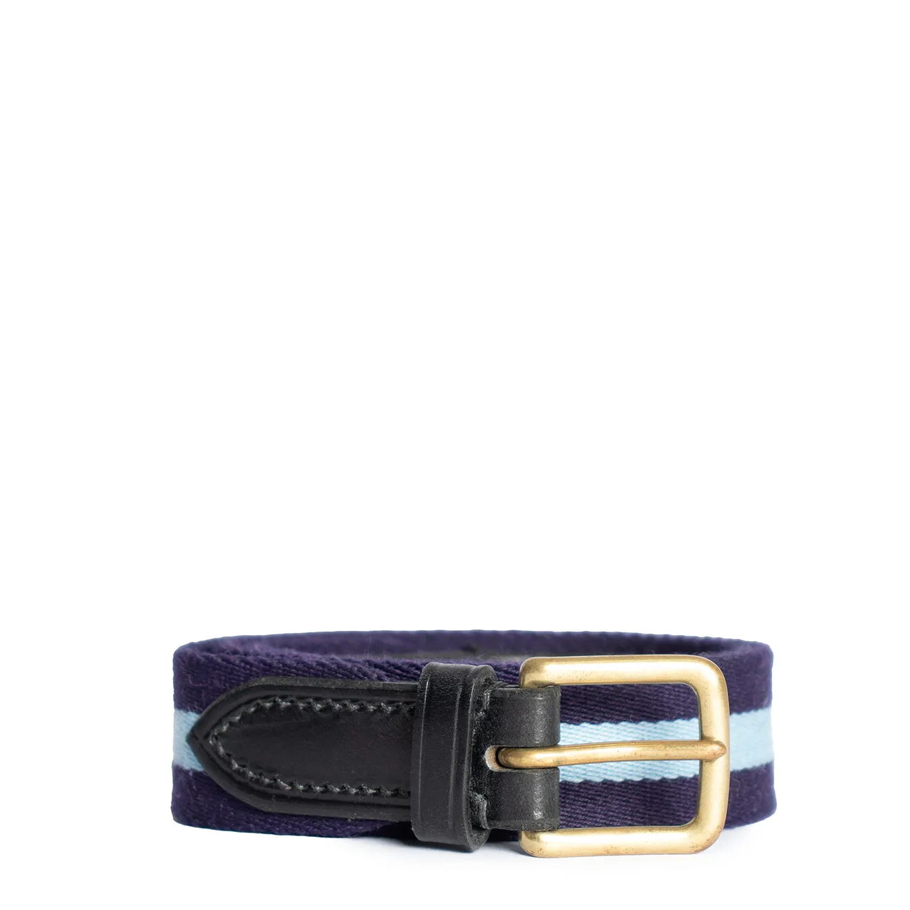 Brady Web Belt Navy / Light Blue