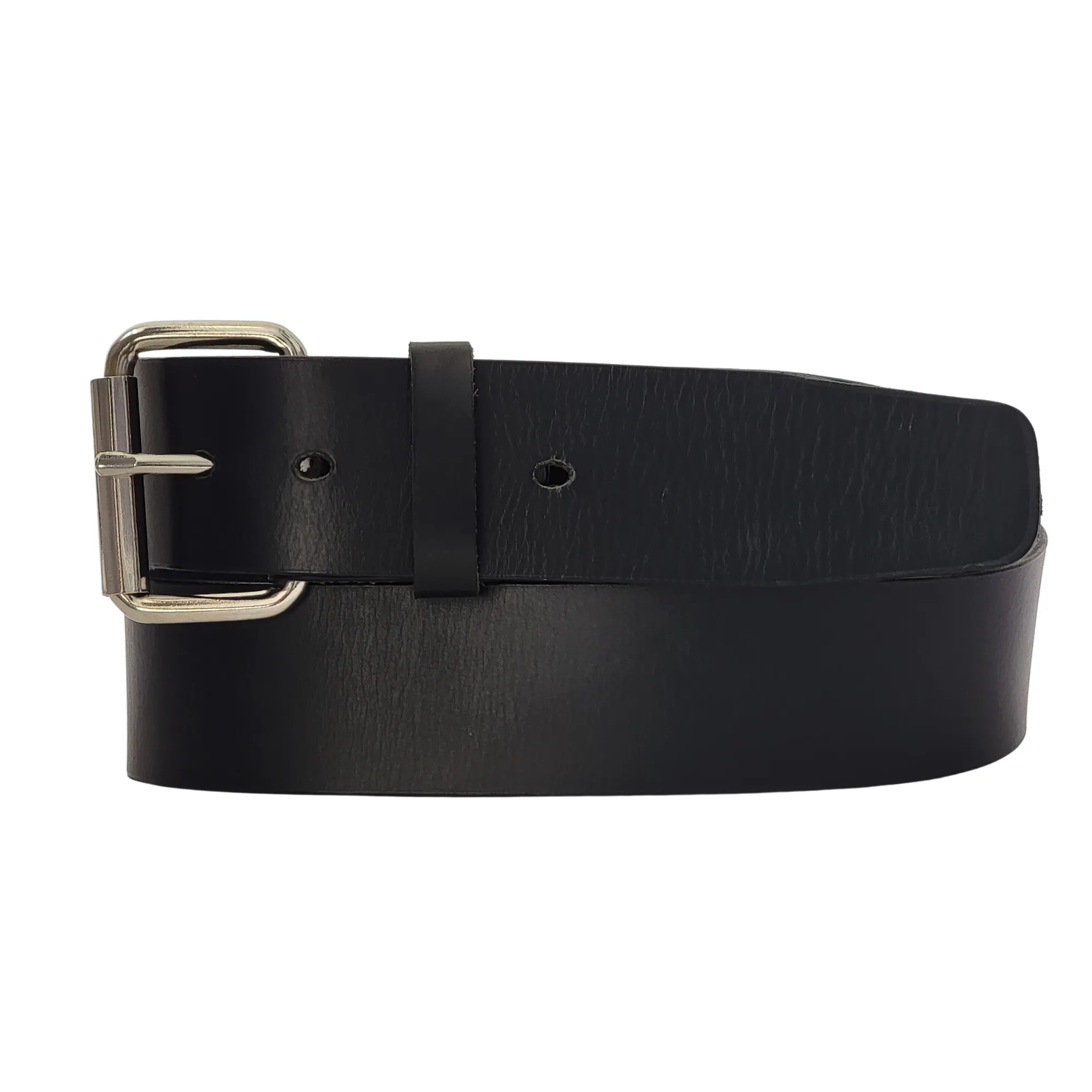 Brown 45 mm 100% Full Grain Bridle Leather Belt for Jeans