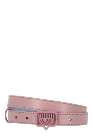 Chiara Ferragni Logo Plaque Belt
