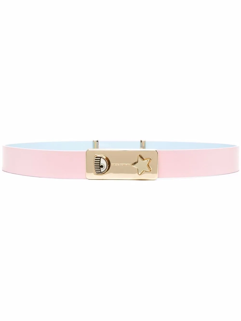 Chiara Ferragni Logo Plaque Buckle Belt