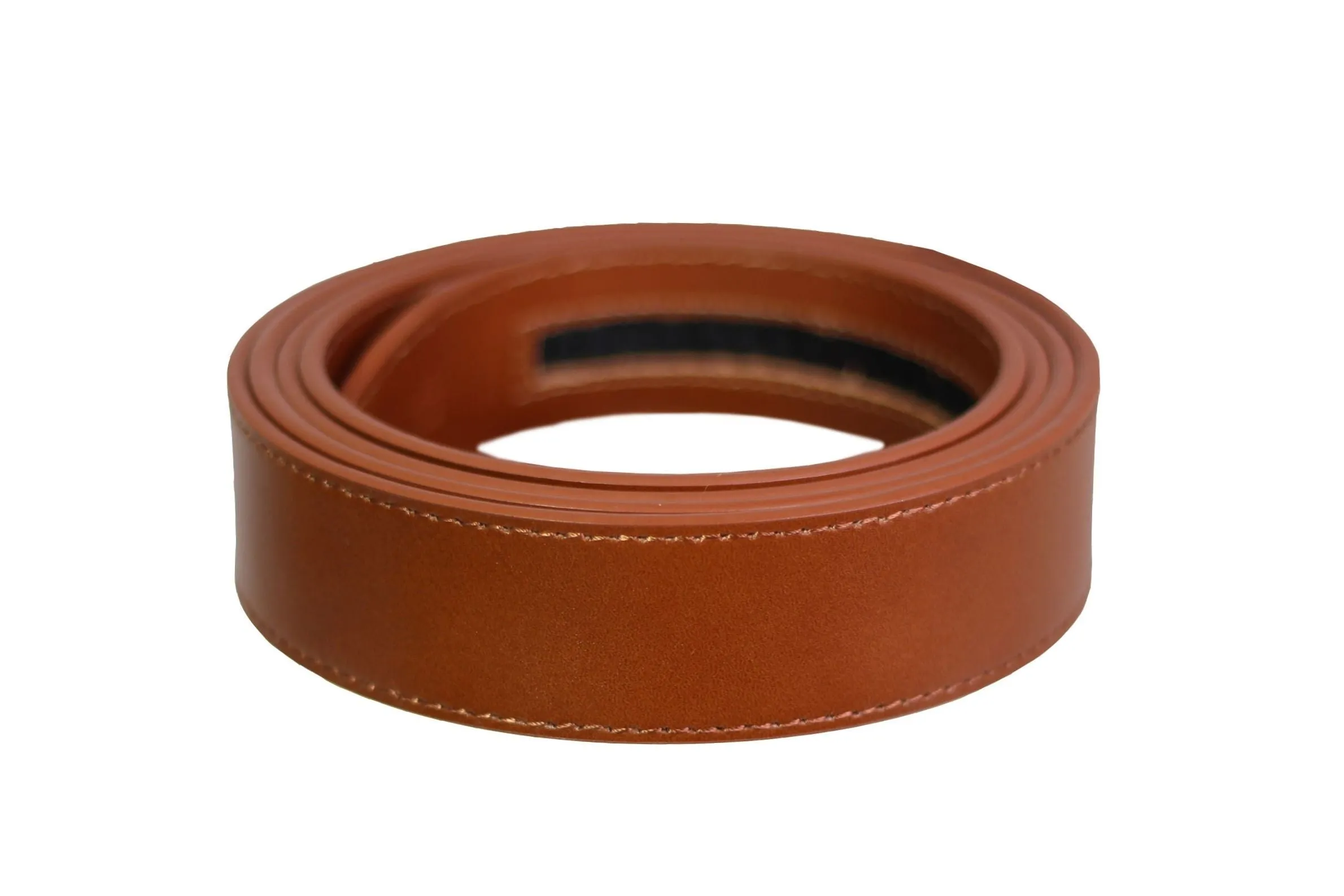 Cognac Top Grain Leather Strap