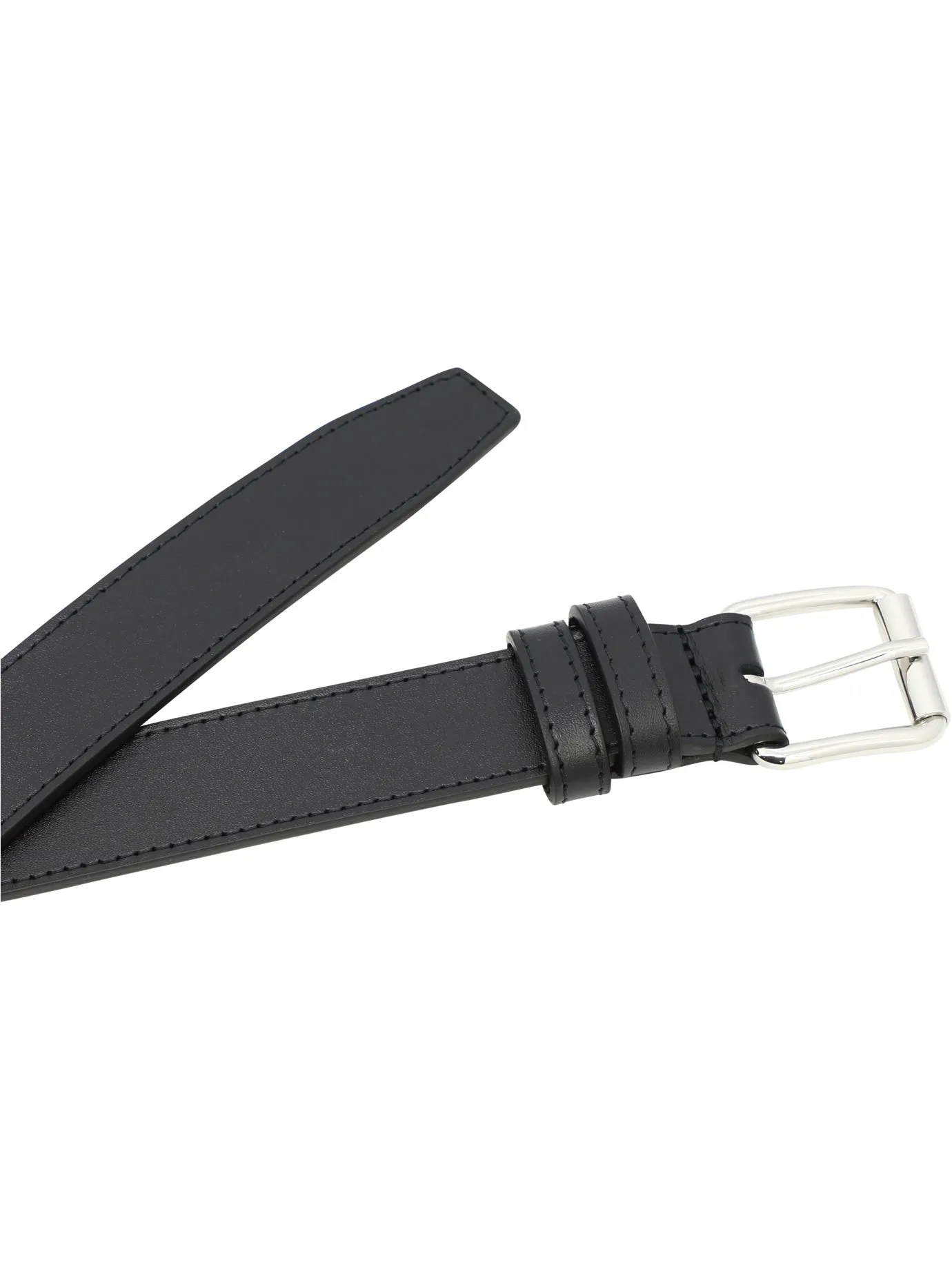Comme Des Garçons Wallet Square Buckle Belt