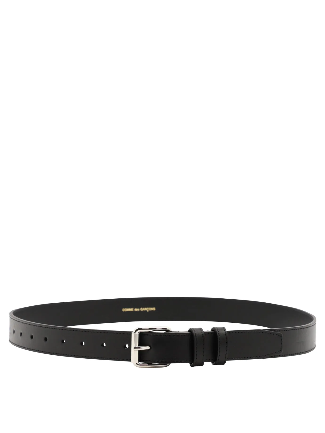 Comme Des Garçons Wallet Square Buckle Belt