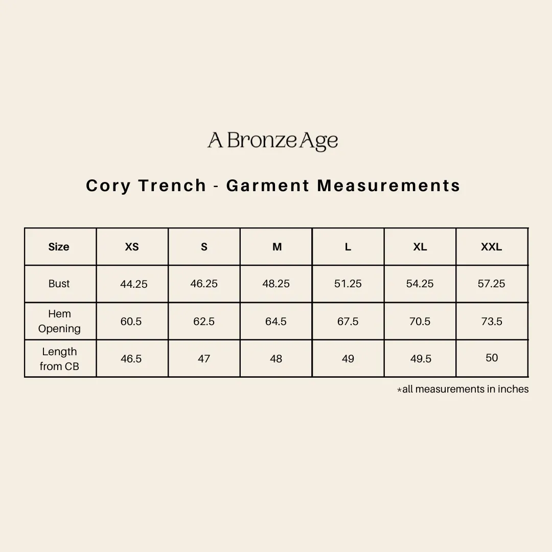 Cory Trench - Ready To Ship