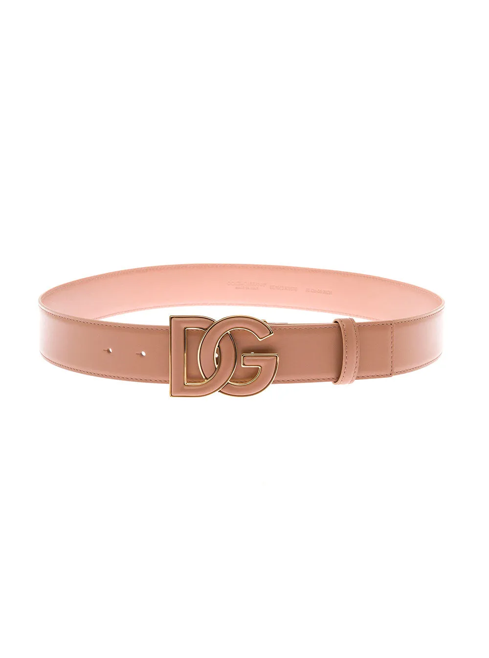Dolce & Gabbana DG Logo Plaque Buckle Belt
