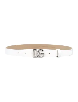 Dolce & Gabbana Kids Logo Buckle Belt