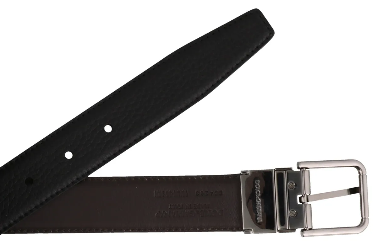Dolce & Gabbana Logo Engraved Buckle Belt