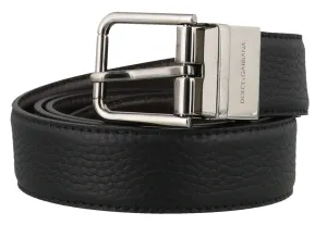 Dolce & Gabbana Logo Engraved Buckle Belt