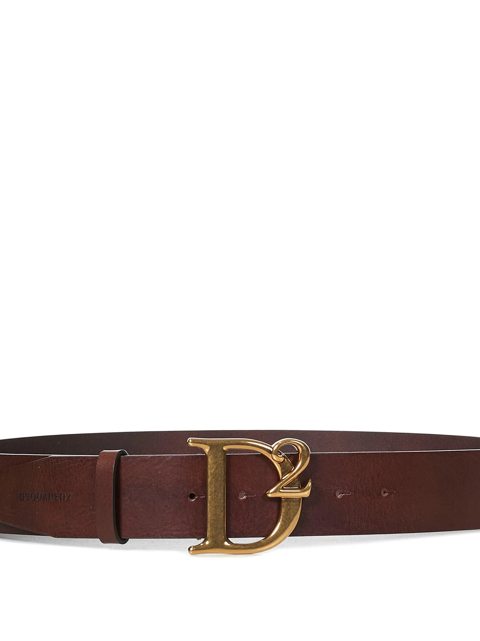 Dsquared2 Logo Plaque Buckle Belt