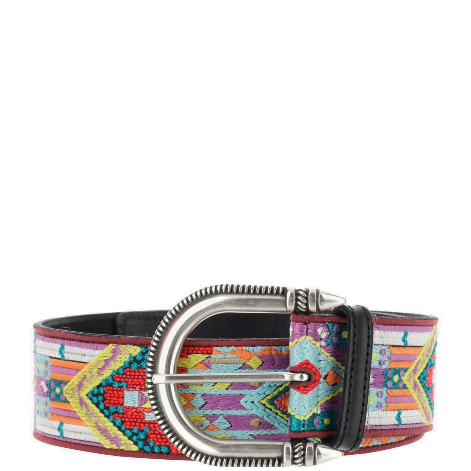 Etro Embroidered Buckle Belt