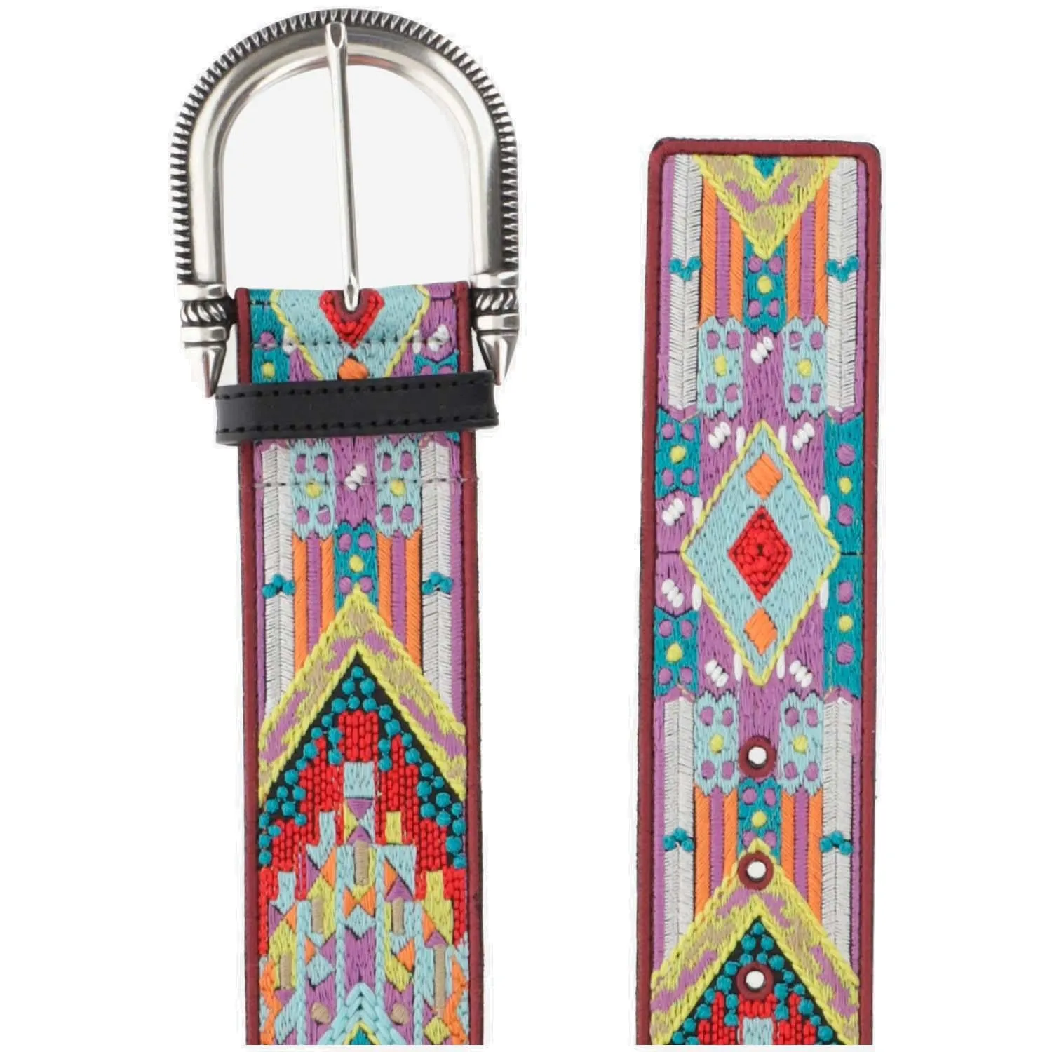 Etro Embroidered Buckle Belt