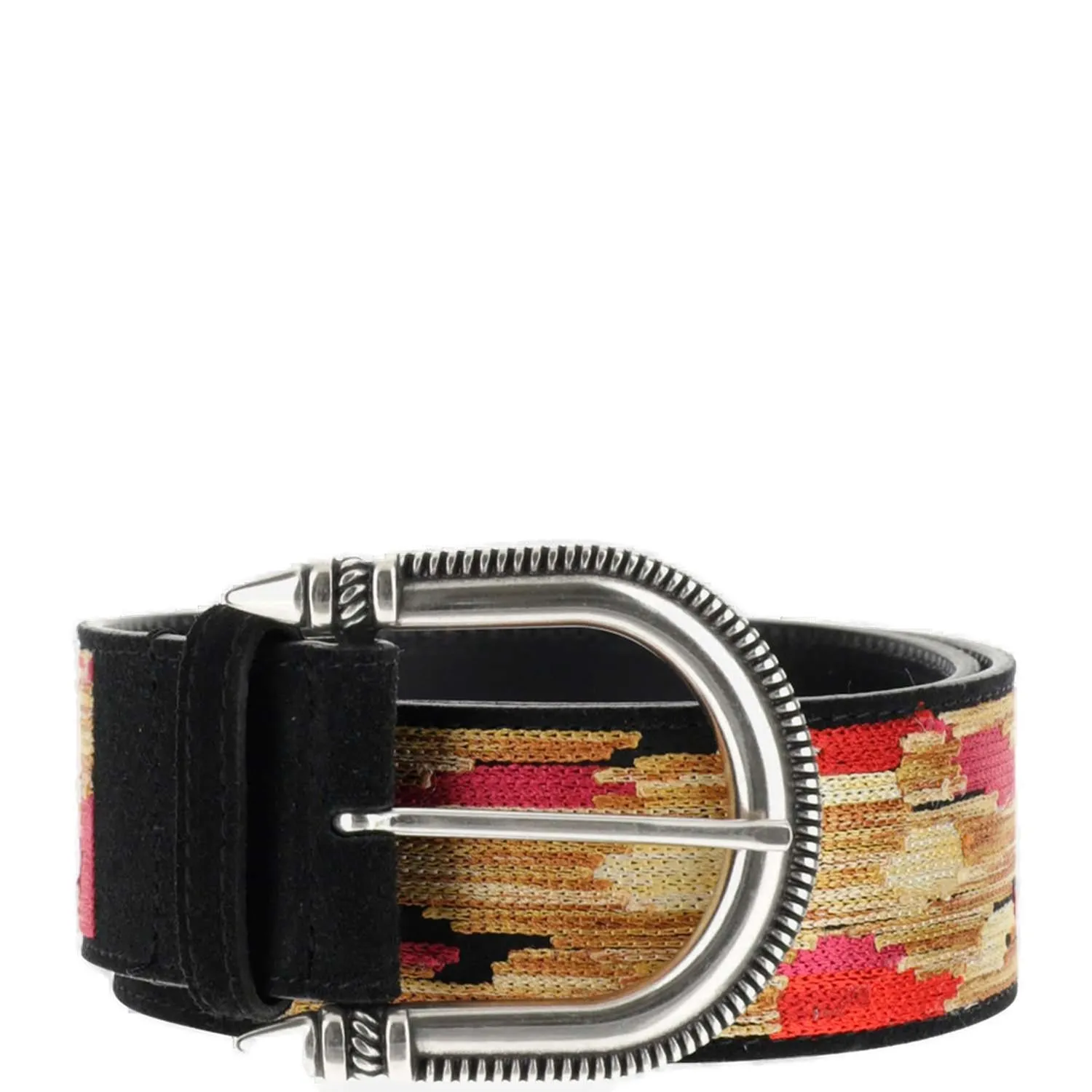Etro Embroidered Buckle Belt