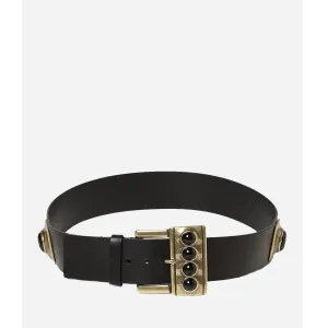 Etro Gemstone Embellished Buckle Belt