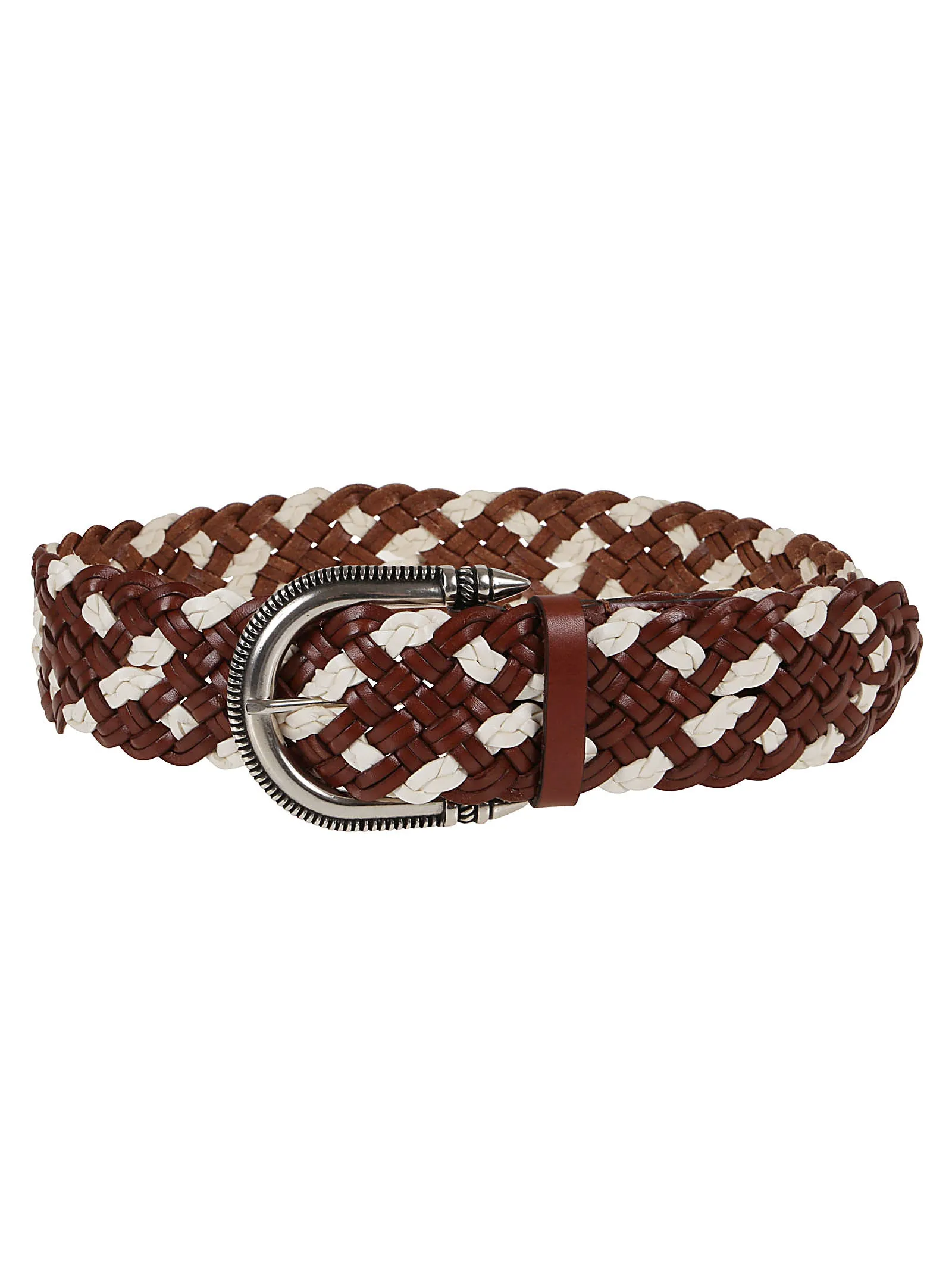 Etro Interwoven D-Ring Buckle Belt