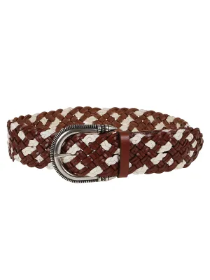 Etro Interwoven D-Ring Buckle Belt