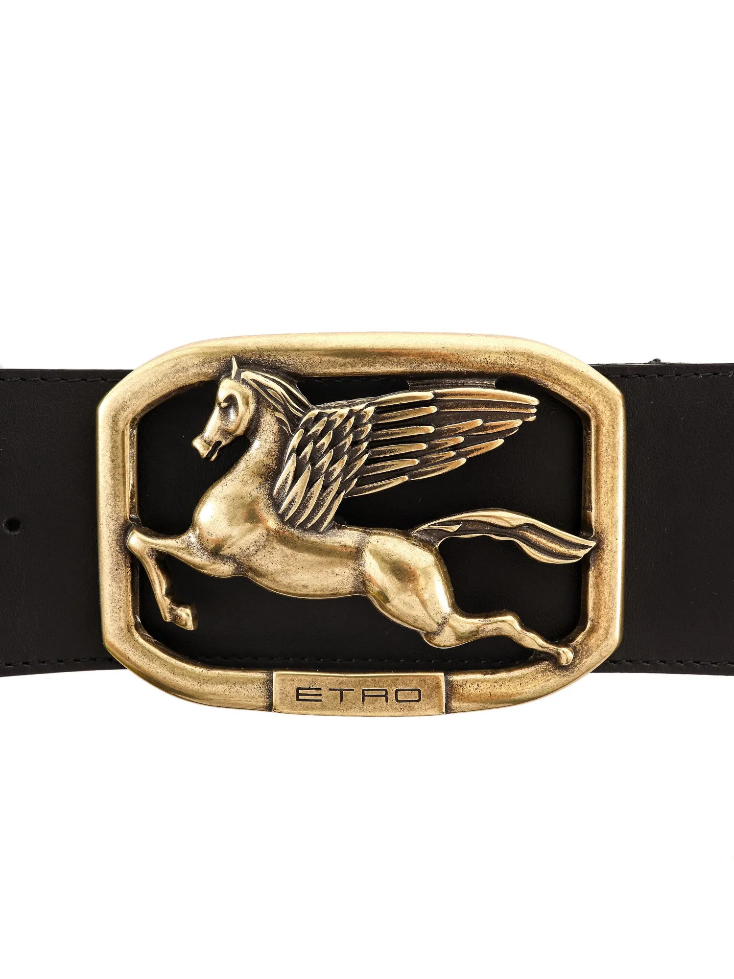 Etro Logo Plaque Belt