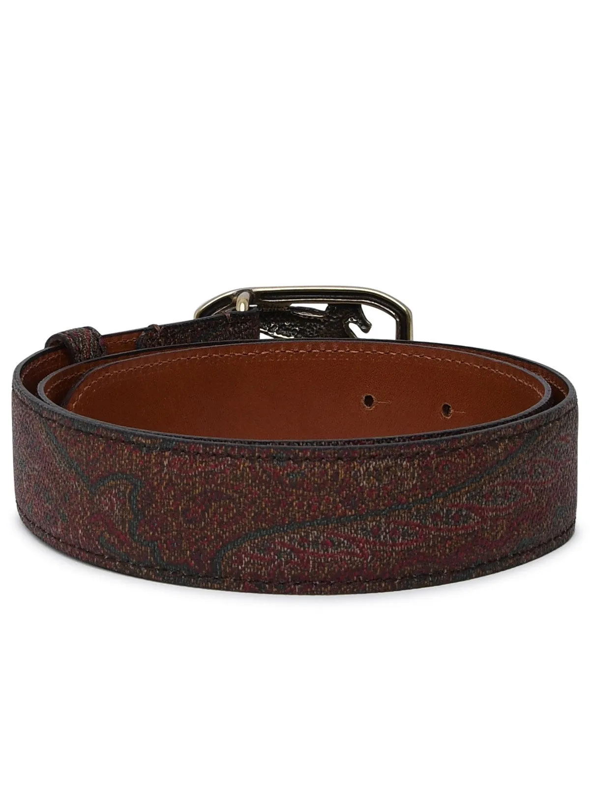 Etro Logo Plaque Belt
