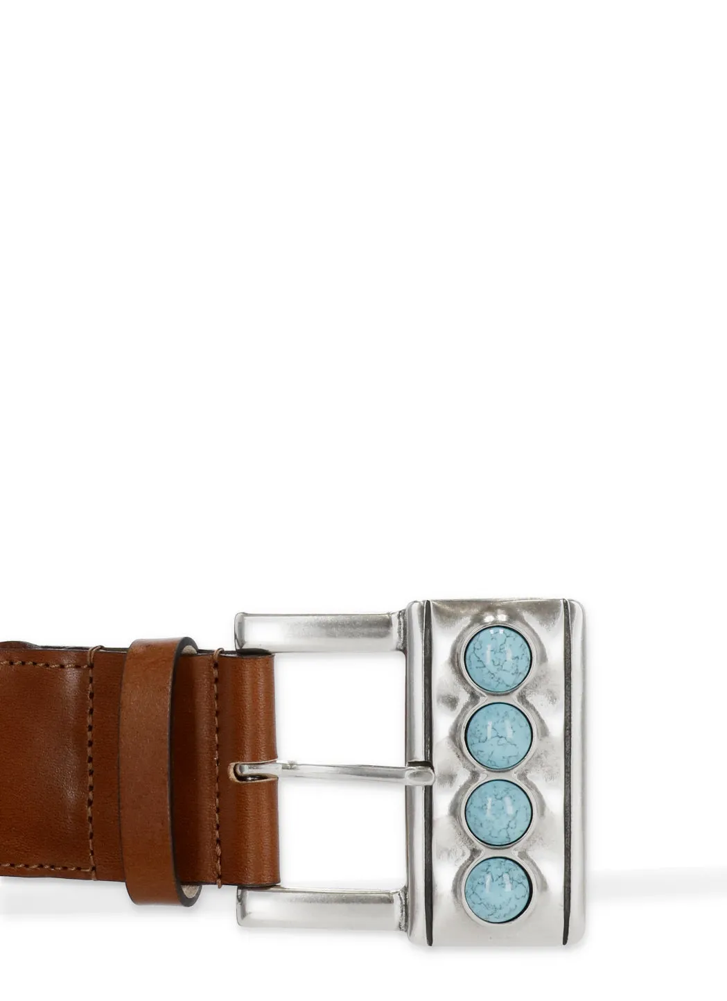 Etro Stone Embellished Buckle Belt