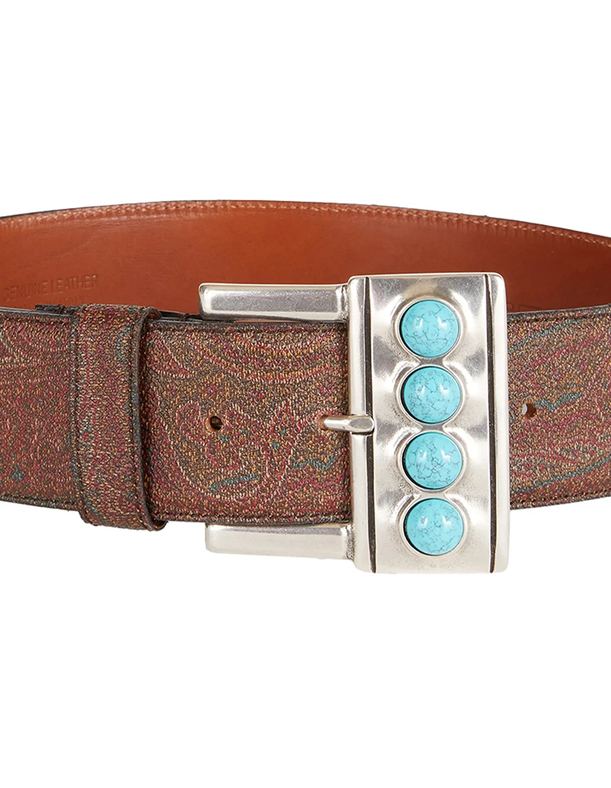 Etro Studed Buckle Belt