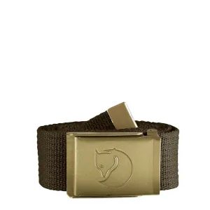 Fjallraven Canvas Brass Belt 4cm Dark Olive