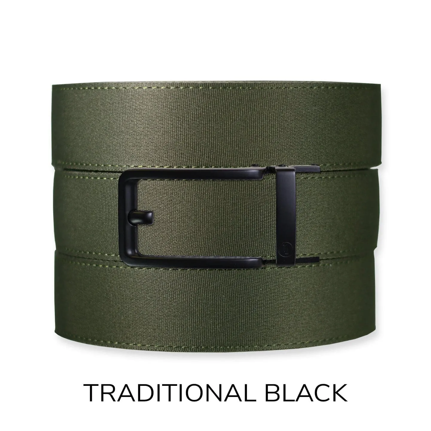 Forest Canvas  Ratchet Belt & Buckle Set