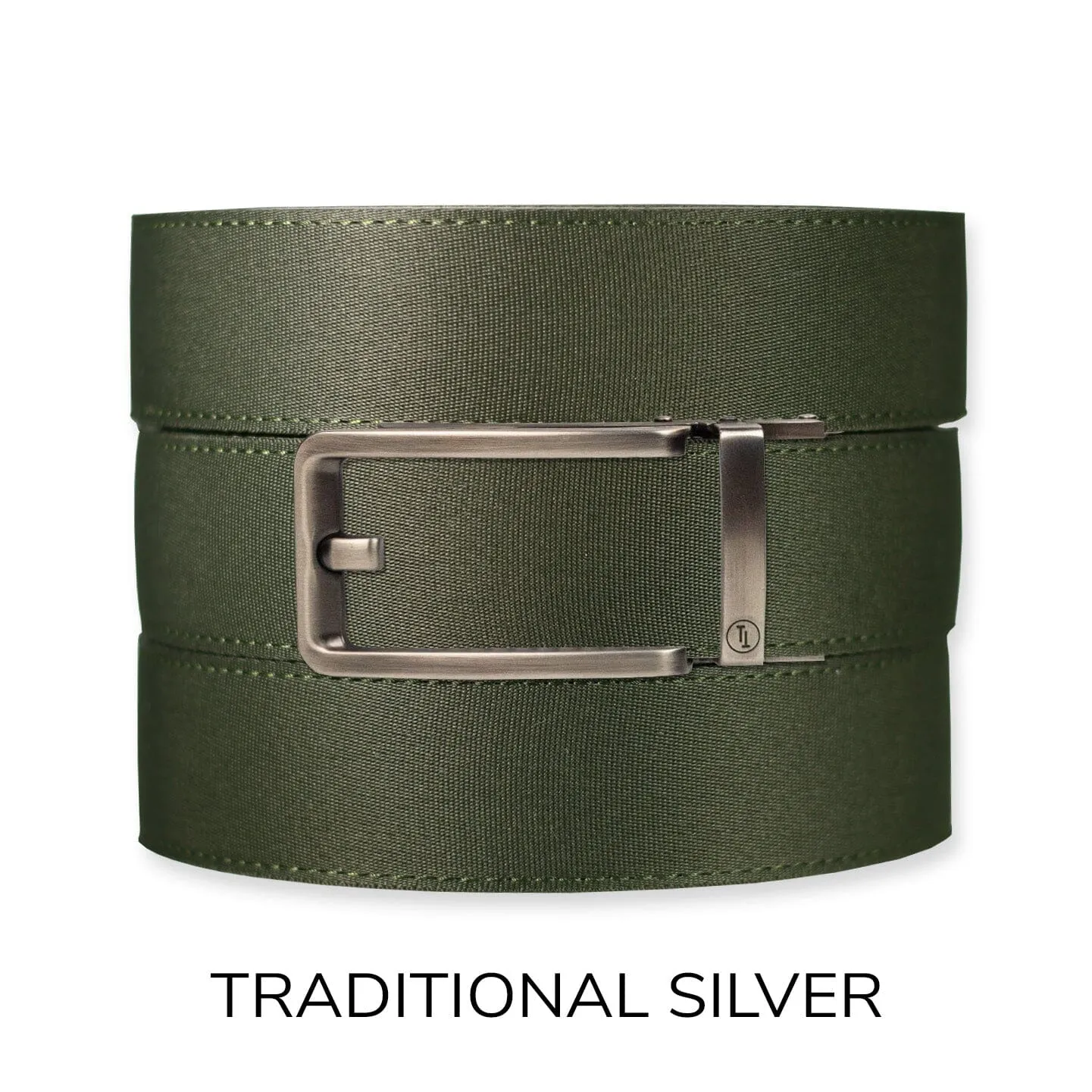 Forest Canvas  Ratchet Belt & Buckle Set
