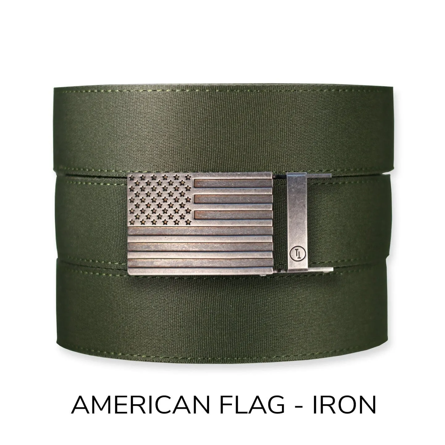 Forest Canvas  Ratchet Belt & Buckle Set