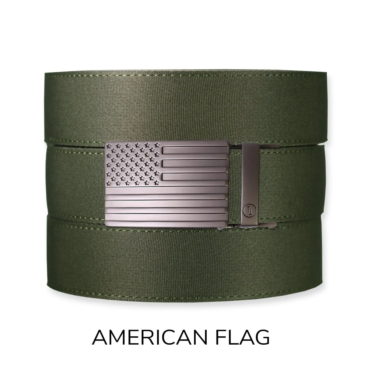 Forest Canvas  Ratchet Belt & Buckle Set