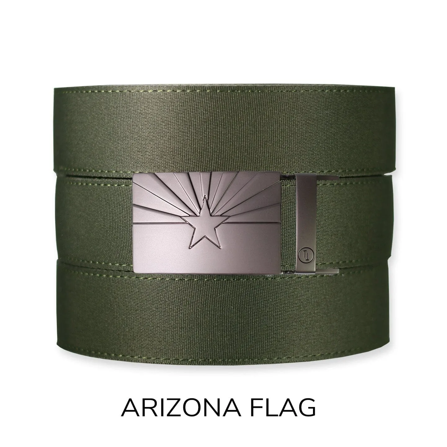 Forest Canvas  Ratchet Belt & Buckle Set