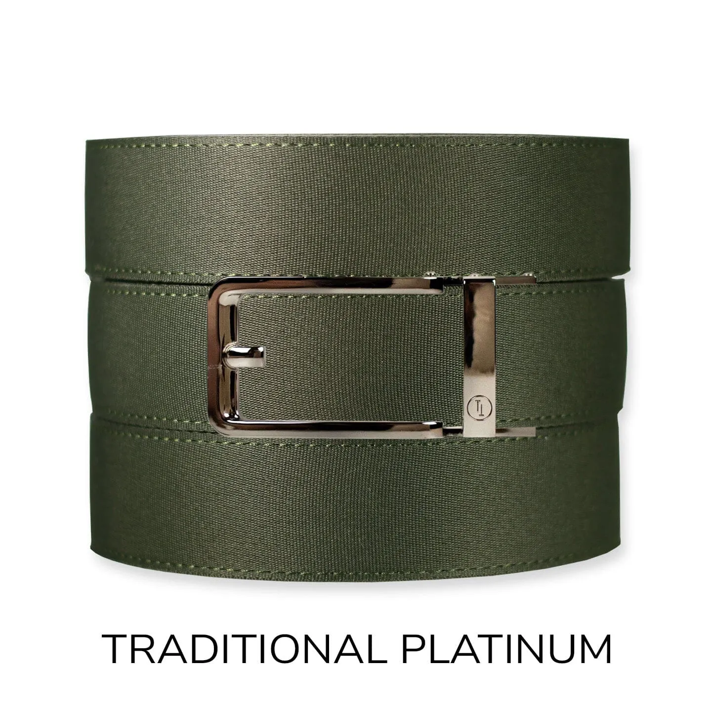 Forest Canvas  Ratchet Belt & Buckle Set