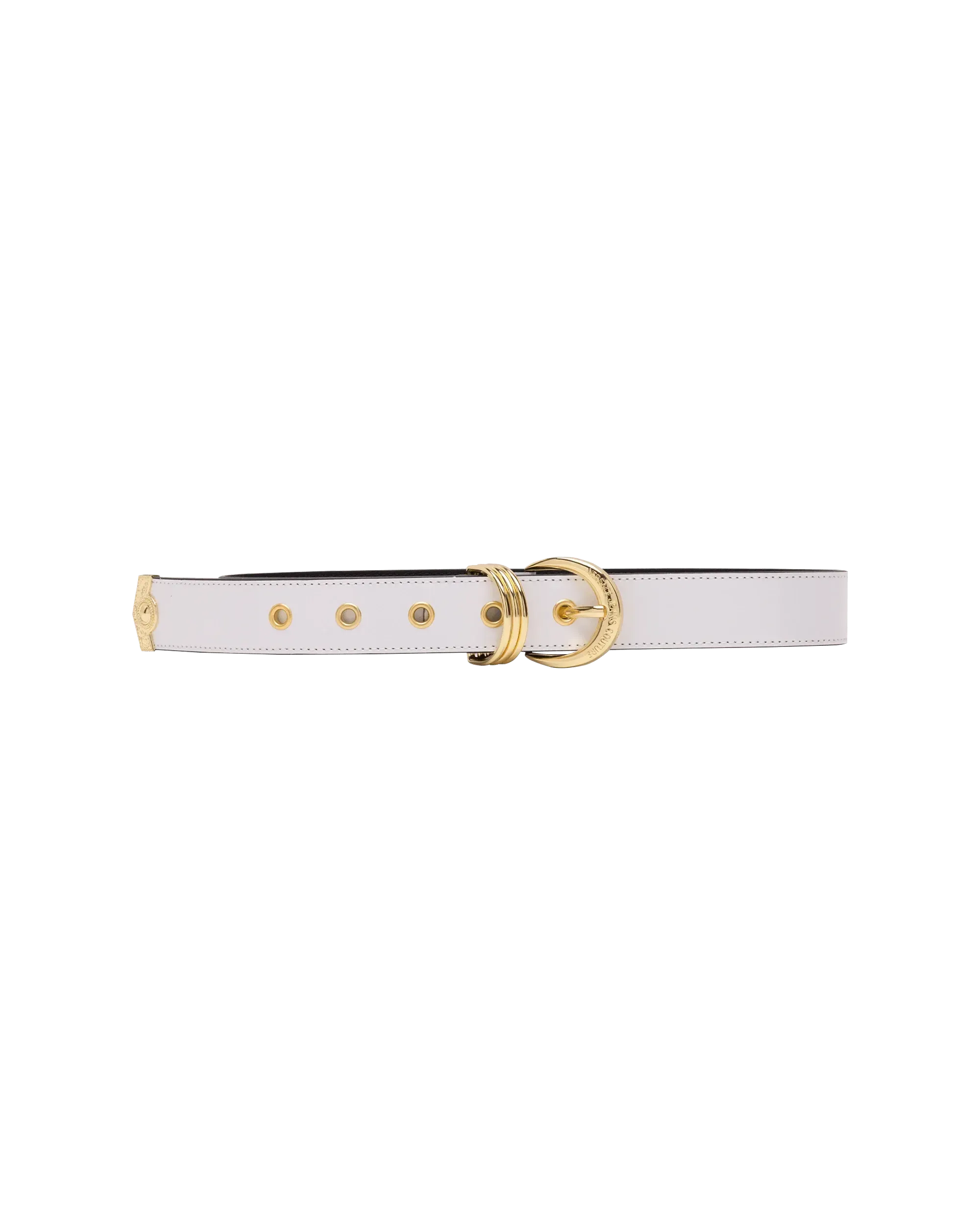 Gold Logo D-Ring Belt