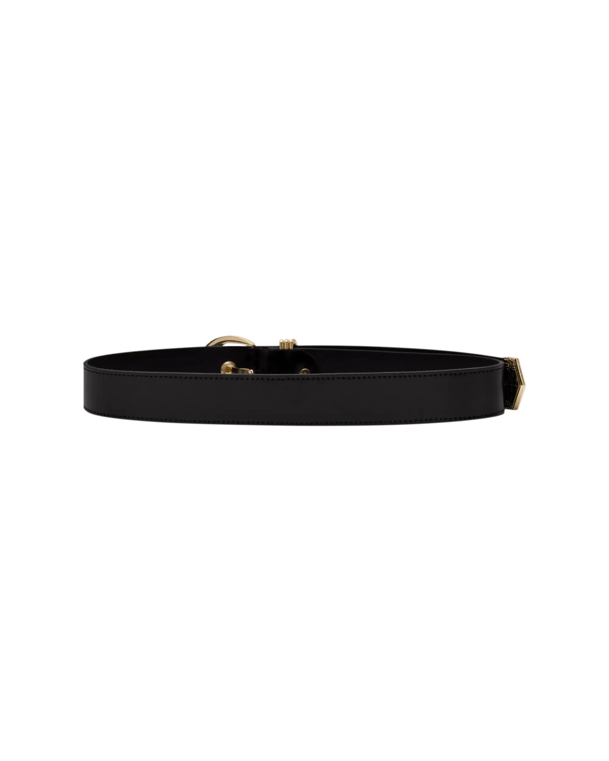 Gold Logo D-Ring Belt