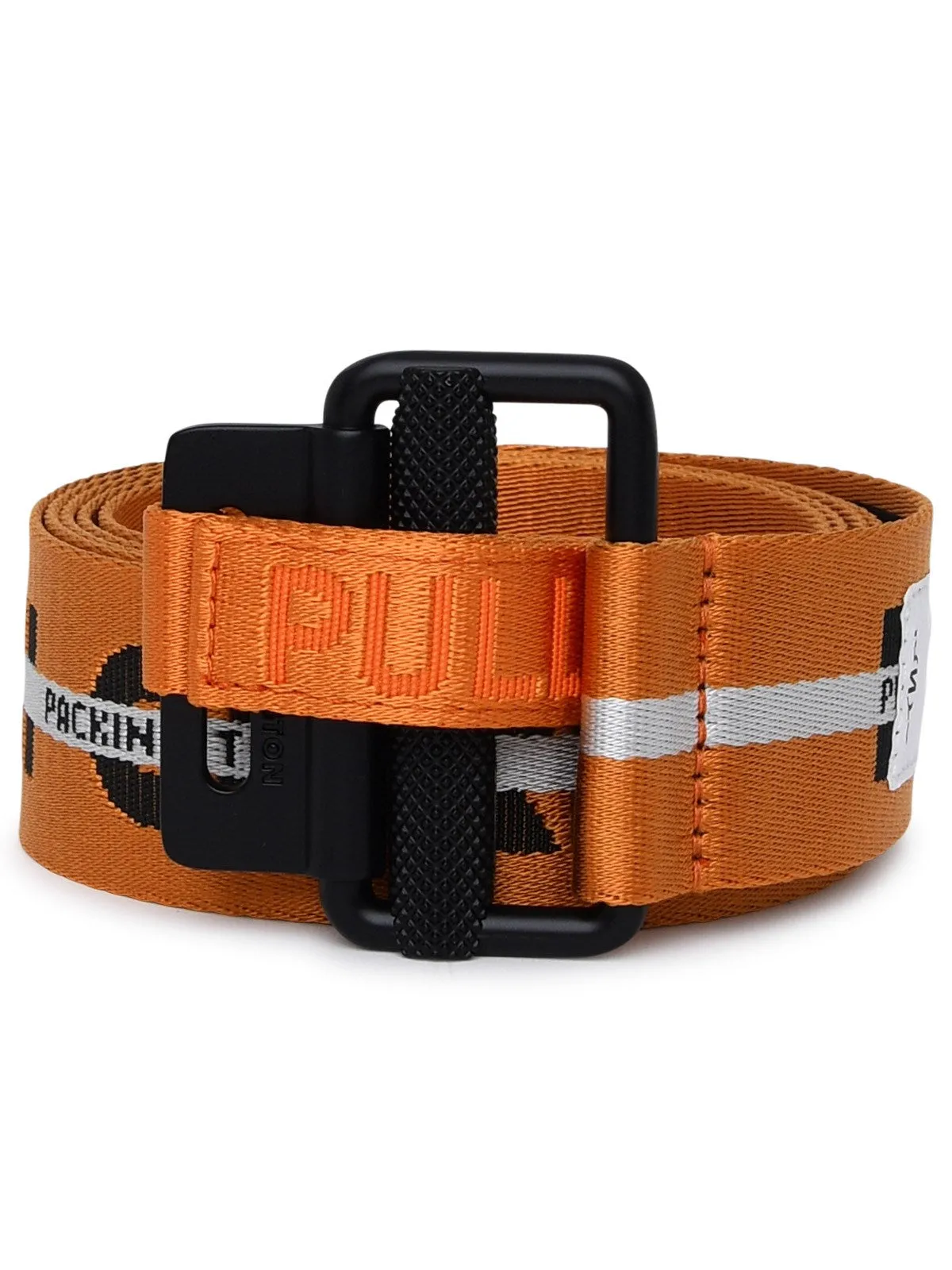 Heron Preston Tape Logo-Patch Buckle Fastened Belt