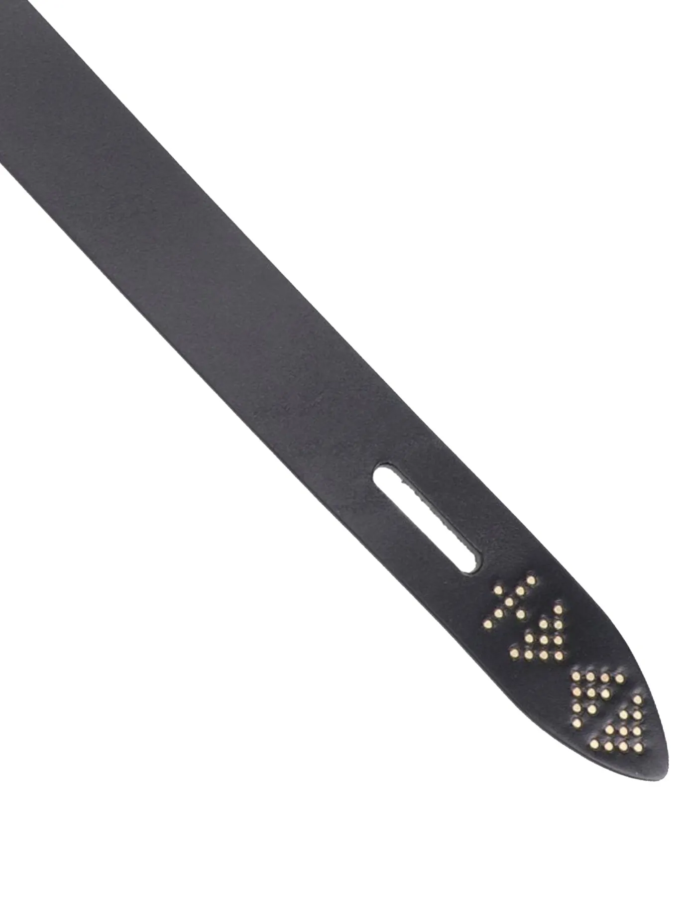 Isabel Marant Logo Detailed Studded Belt