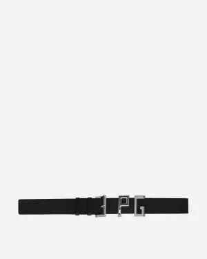JPG Leather Belt Black
