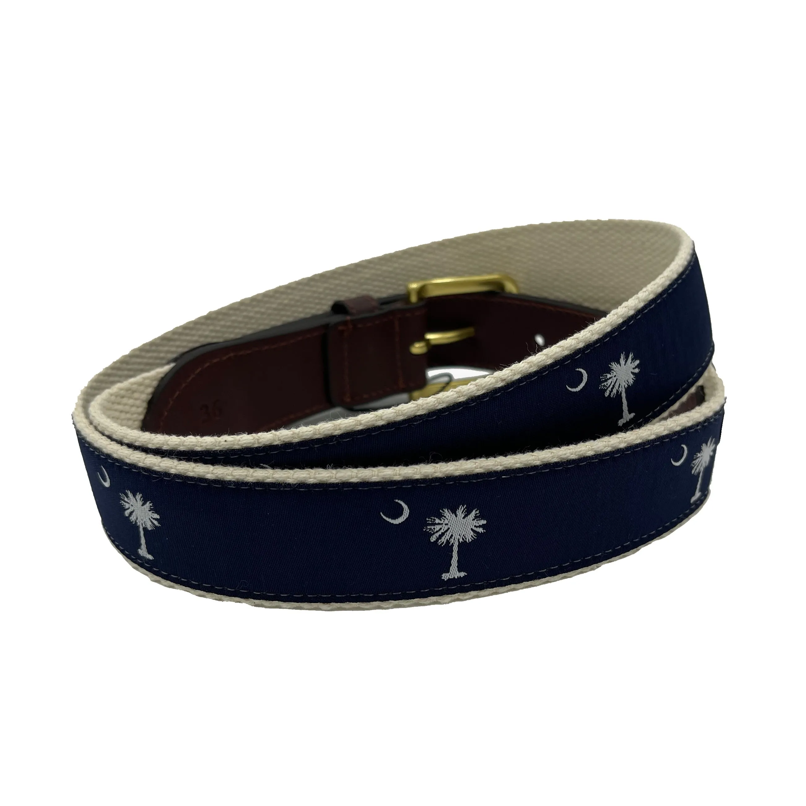 Kids South Carolina Crescent Moon Palmetto State Flag Belt