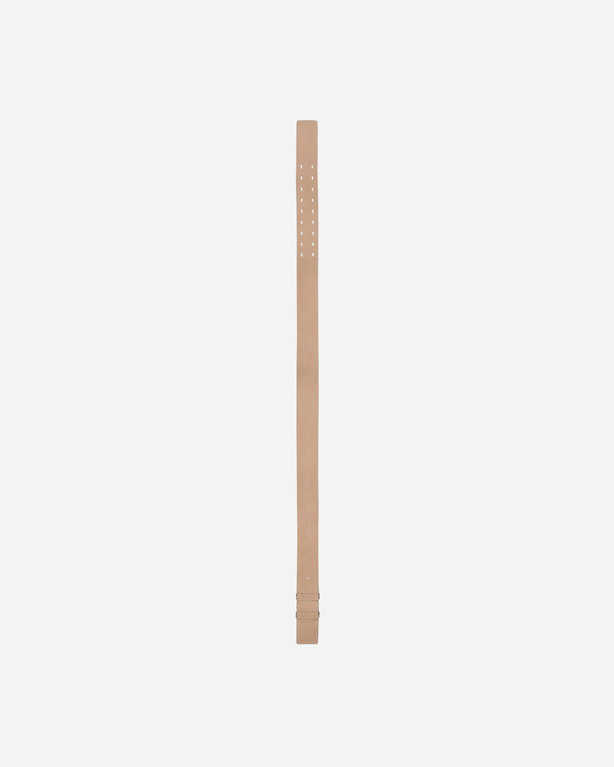 Leather Belt Beige