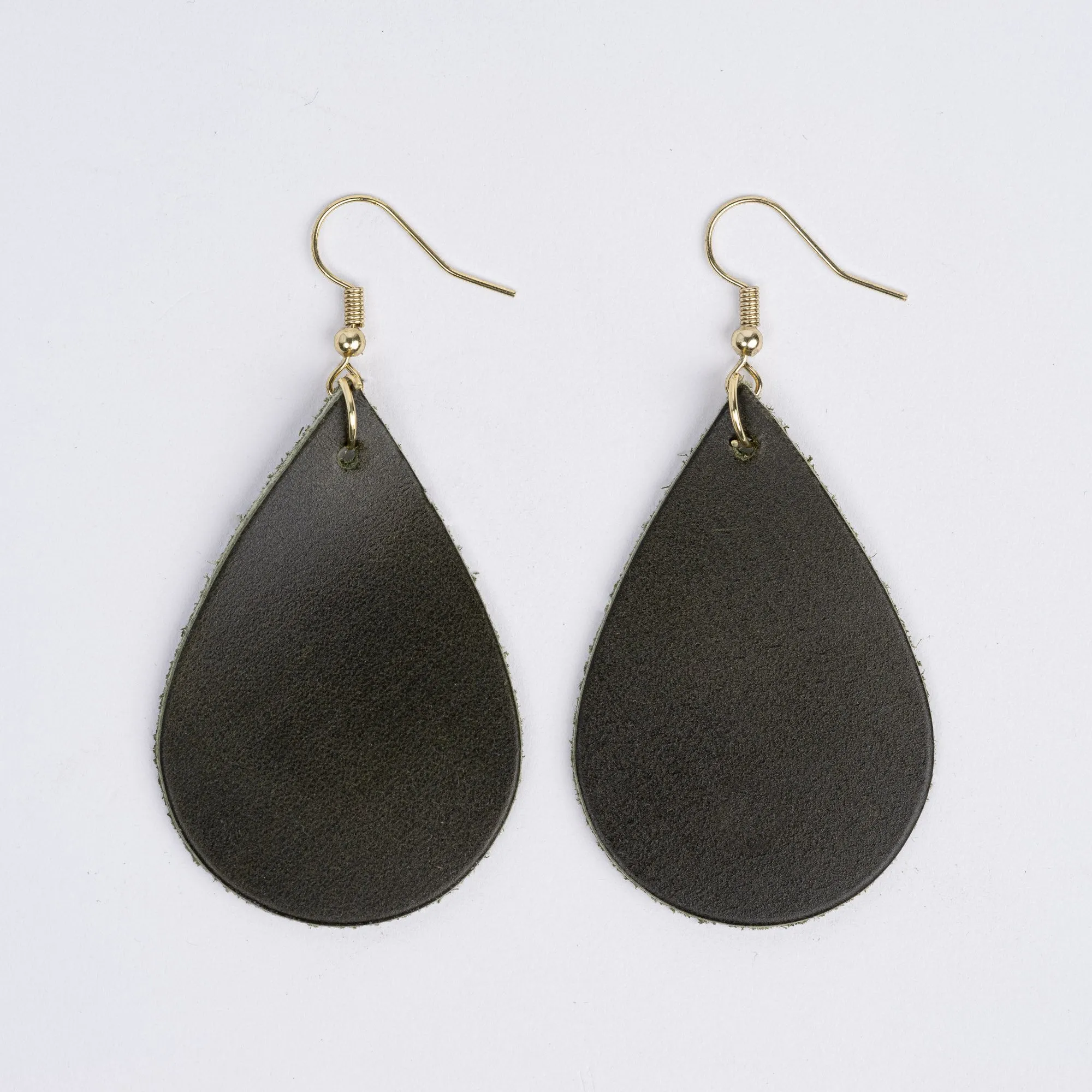 Leather Earrings (teardrop)